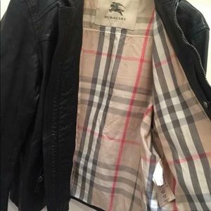 Burberry Leather Men’s Jacket Size XL